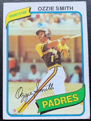 1980 TOPPS OZZIE SMITH SAN DIEGO PADRES #393 VG
