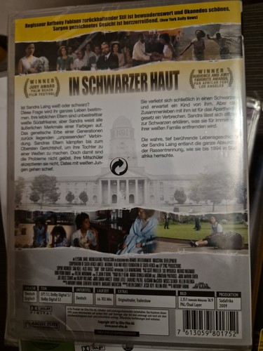 In schwarzer Haut von Anthony Fabian | DVD | NEU OVP Folie - 第 2/3 張圖片
