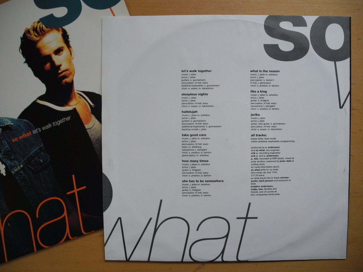 SO WHAT Let's Walk Together LP 1991 Sweden EX | eBay