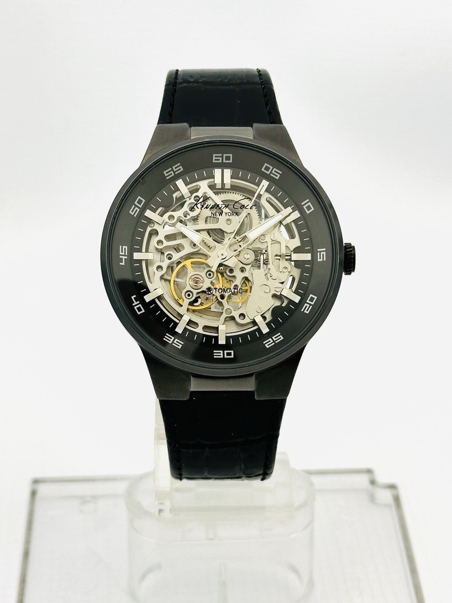 kaeko Kenneth Cole NY KC8048 Automatic Skeleton Black Croc