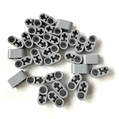 30 Lego Technic Liftarm 1x2 neu-hellgrau NEU 60483