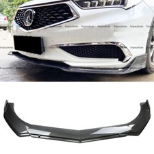 For Acura Tlx Ilx Universal Front Bumper Lip Spoiler Splitter Carbon Fiber For Acura Tlx Ilx Universal Front Bumper Lip Spoiler Splitter Carbon Fiber