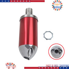 Red 3/4" Threaded Aluminium Exhaust Muffler For Predator 212cc 196cc/6.5HP