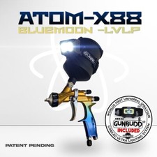 Atom X88 Bluemoon Lvlp-mp Spray Gun 1.31.4mm Primertopcoat Solvent Paint Atom X88 Bluemoon Lvlp-mp Spray Gun 1.31.4mm Primertopcoat Solvent Paint