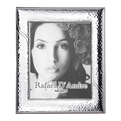 Benzara HRT-55660 Hammered Ceramic Frame Silver Benzara HRT-55660 Hammered Ceramic Frame Silver