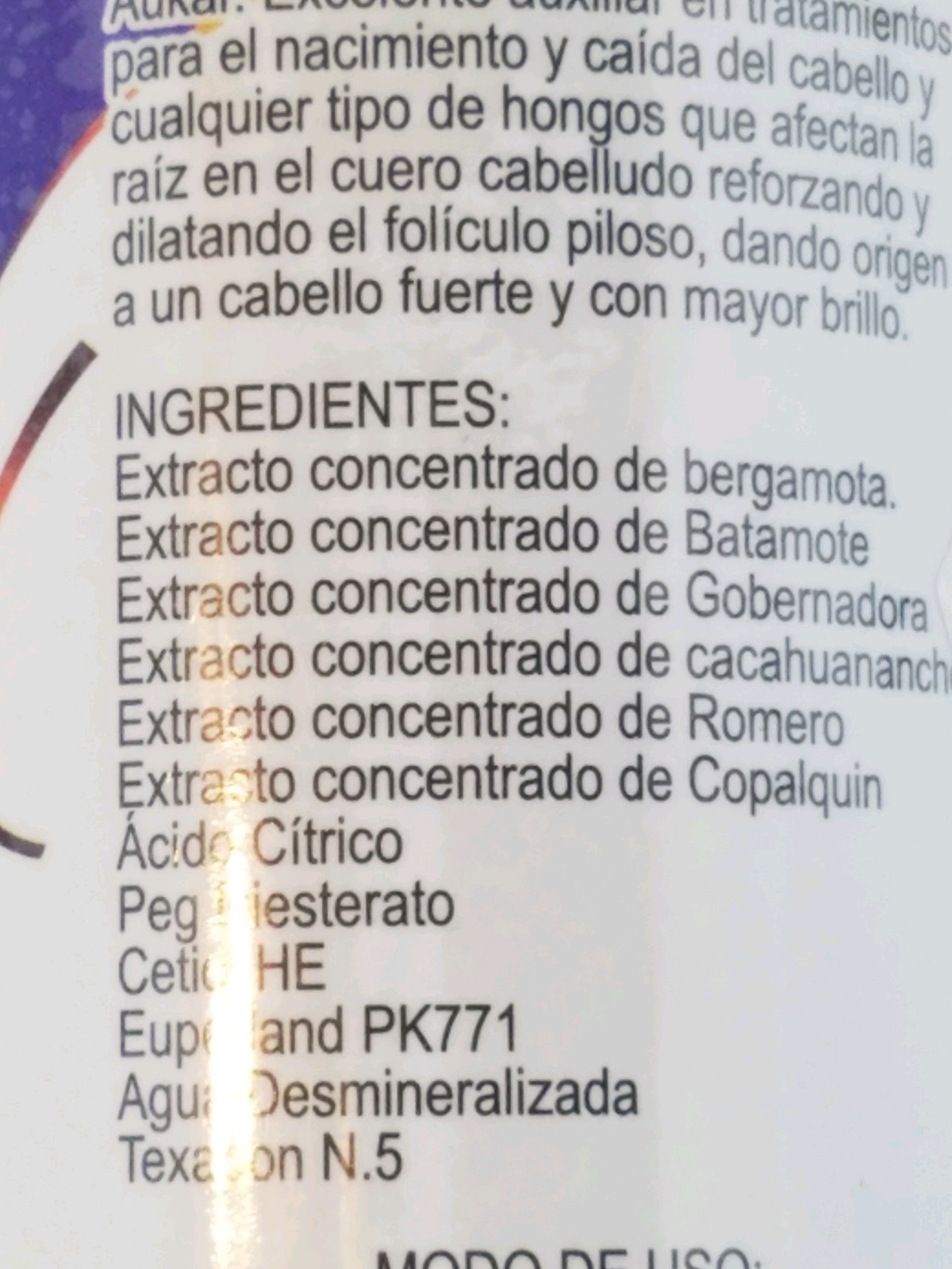 Shampoo de Bergamota y Batamote Aukar, 500 ml / 17.63 Fl Oz. Shampoo of Bergamot eBay