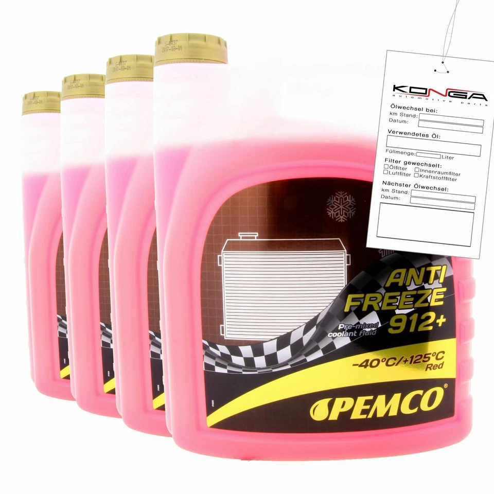 PEMCO G12 Kühlerfrostschutz 5l - Rosa/Rot (PM0912-5)