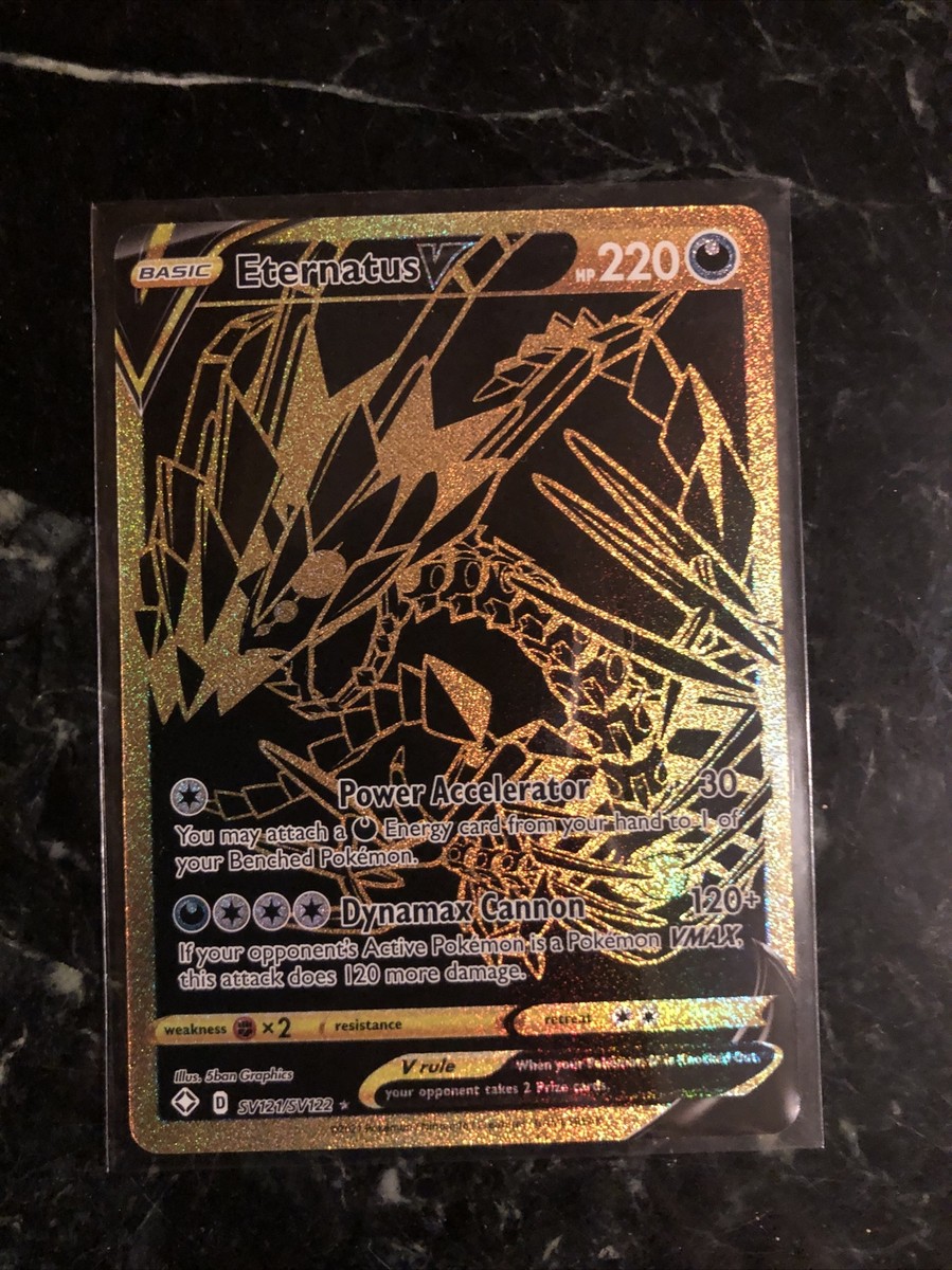 eternatus pokemon card pack Amazon.com: Eternatus V & Vmax Card Set - Darkness Ablaze 116/189-117/189