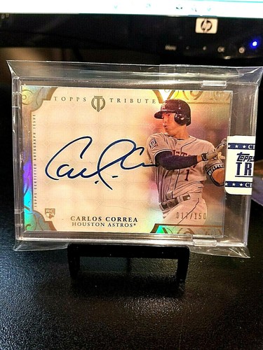 2015 CARLOS CORRA TOPPS TRIBUTE #17/150 ROOKIE AUTO #TA-CC VERSIEGELT.