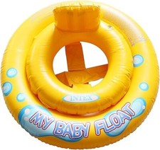 Intex My Baby Float Yellow Toddler Pool Swim Float