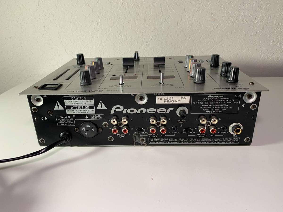 Pioneer Djm-300-s 2 Channel DJ Music Mixer for sale online | eBay