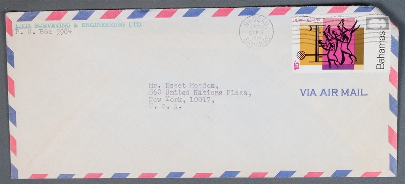 Mayfairstamps Bahamas 1968 Nassau to Us New York Airmail cover cca_11389