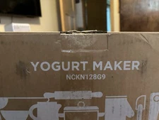 Nutrichef Automatic Yogurt Maker Includes 5oz 9 Reusable Cups w/Lids NCKN128G9