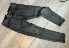 Men’s Zara Stonewashed Black Slim Fit Jeans Size 36