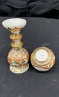 Hand-decorated 2-Piece Marble Pillar Clock — photo 1
