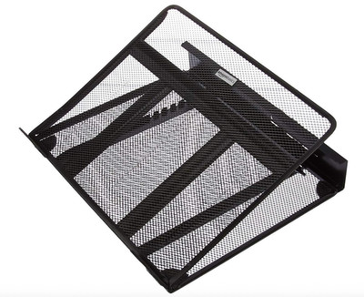 Amazon Basics Ventilated Laptop Stand 13x11'' Adjustable Ergonomic 7'' Height