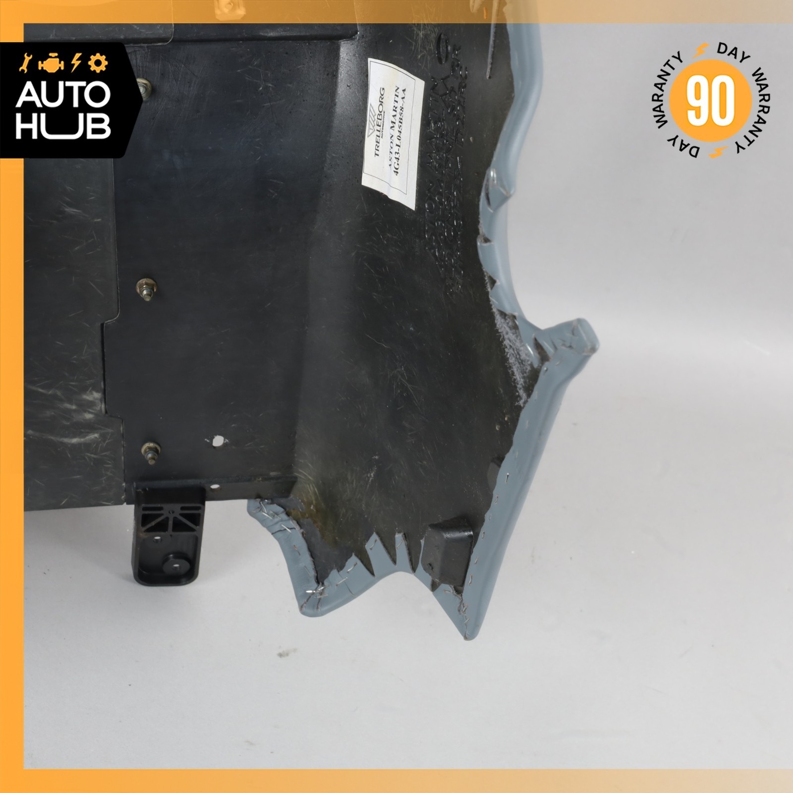 05-12 Aston Martin DB9 Volante Rear Center Console Panel Cover Blue OEM 34k