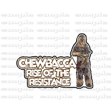 Disney Chewbaccas Rise ddsk Title Premade Scrapbook Page Paper Piece die cut