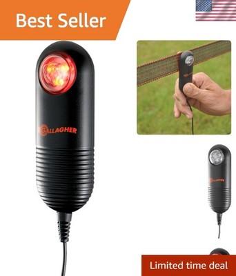 LED Live Fence Indicator - Instant Electric Pulse Alert, No Batteries Required