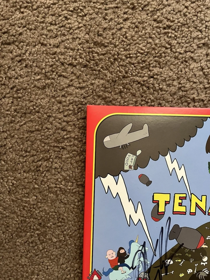 Tenacious D Post Apocalypto Jack Black & K.G. Signed Green Vinyl - Image 2 of 4