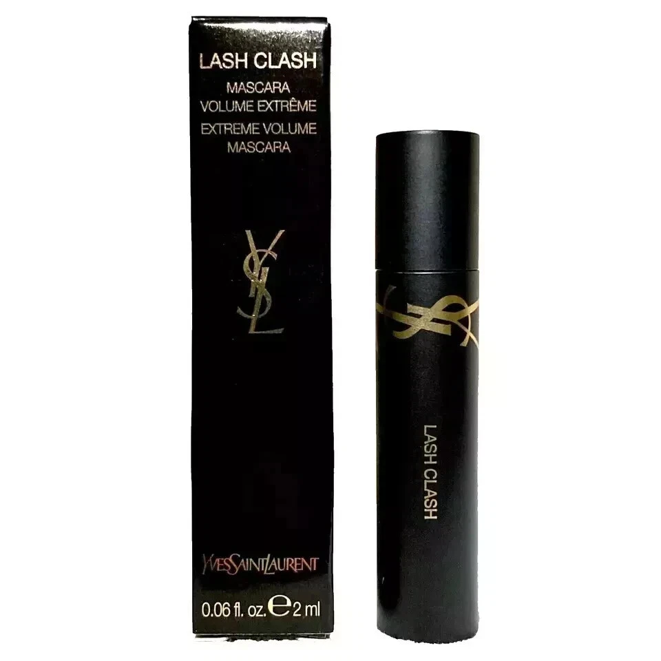 Máscara de pestañas Yves Saint Laurent YSL Lash Clash Extreme Volume MINI 0,06 oz, 2 ml nueva en caja Foto 2 de 4