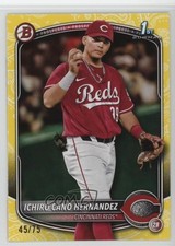 2025 Bowman Prospects Yellow Pattern 45/75 Ichiro Cano Hernandez #BP-18 0gx4