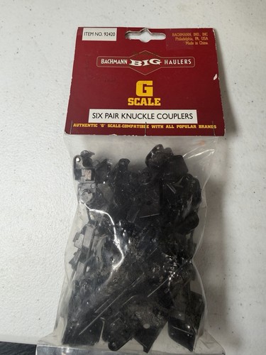 Bachmann 92420 escala grande/G 6 pares de acopladores de nudillos nuevos en caja | Zustand: New