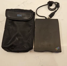 IBM External 3.5in Floppy Disk Drive USB With Soft Case Bag