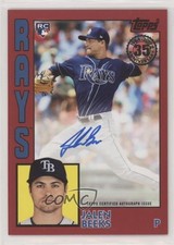 2019 Topps 1984 Baseball Rookies Red 12/25 Jalen Beeks #84R-JBE Auto 0c2