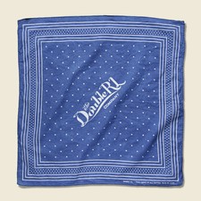 RRL Ralph Lauren Indigo Made in Japan Blue Cotton Bandanna Tattoo