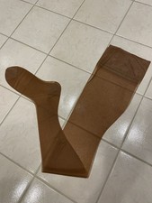 1 Pair Vintage NOS Belle Sharmeer Seamless Stockings 10-33  Suntan Beige