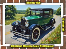 Metal Sign - 1928 Buick Standard Six Oil Painting - 14x10
