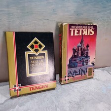 Tetris Tengen Nes Box and Tall Sleeve No Game Included Vintage NES Soviet Mind