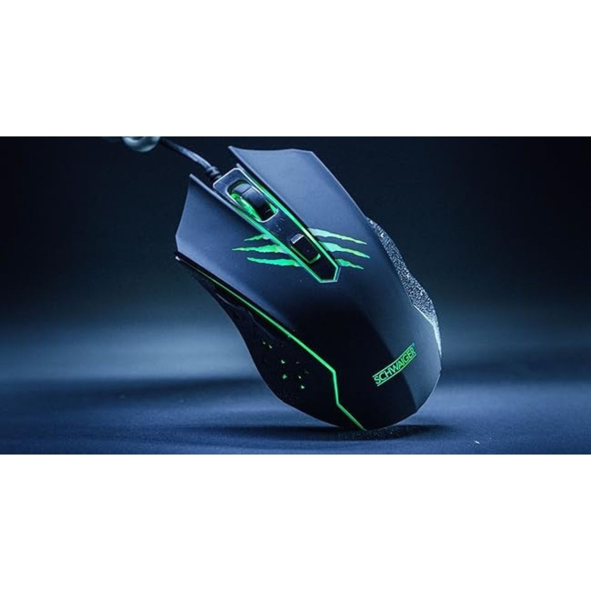 Schwaiger USB Gaming Maus RGB LED Beleuchtet Gamer Mouse 6 Tasten dpi-Schalter Ansicht 12