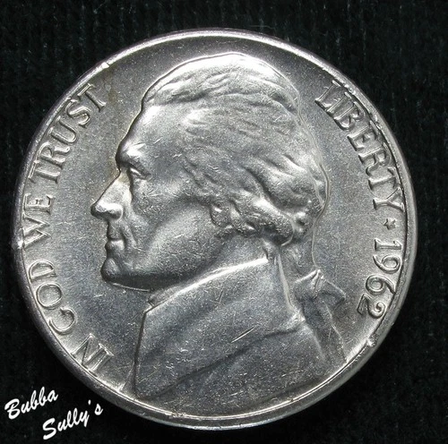1962-D Jefferson Nickel — photo from another recent sale