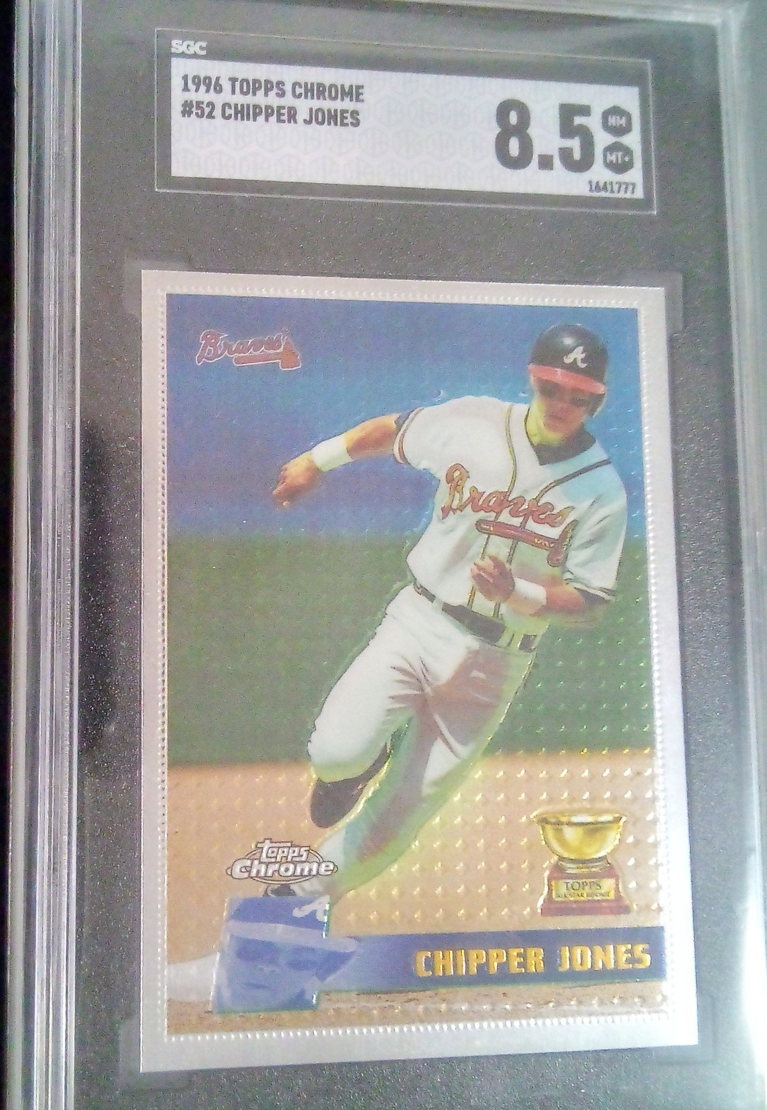1996 Topps Chrome - Chipper Jones #52 Refractor