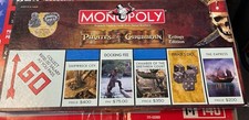 Monopoly Board Game Disney's Pirates of the Caribbean Trilogy Edition Pre-loved