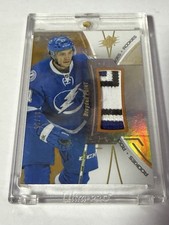 2016-17 SPx - Rookies Brayden Point #R-BP Gold Patch Autographs /15