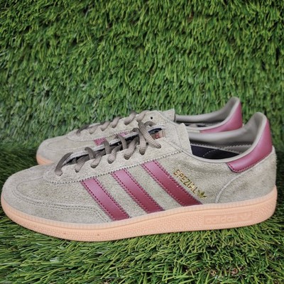 Adidas Handball Spezial Mens 9 / Womens 10 Olive Green Gum Bottom JQ8297