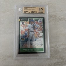 MIKE PELFREY 2006 BOWMAN CHROME DRAFT PICKS ROOKIE CARD BECKETT BGS 9.5 GEM MINT. rookie card picture