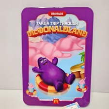 2025 McDonald's The McDonaldLand Tin "Grimace" New Complete