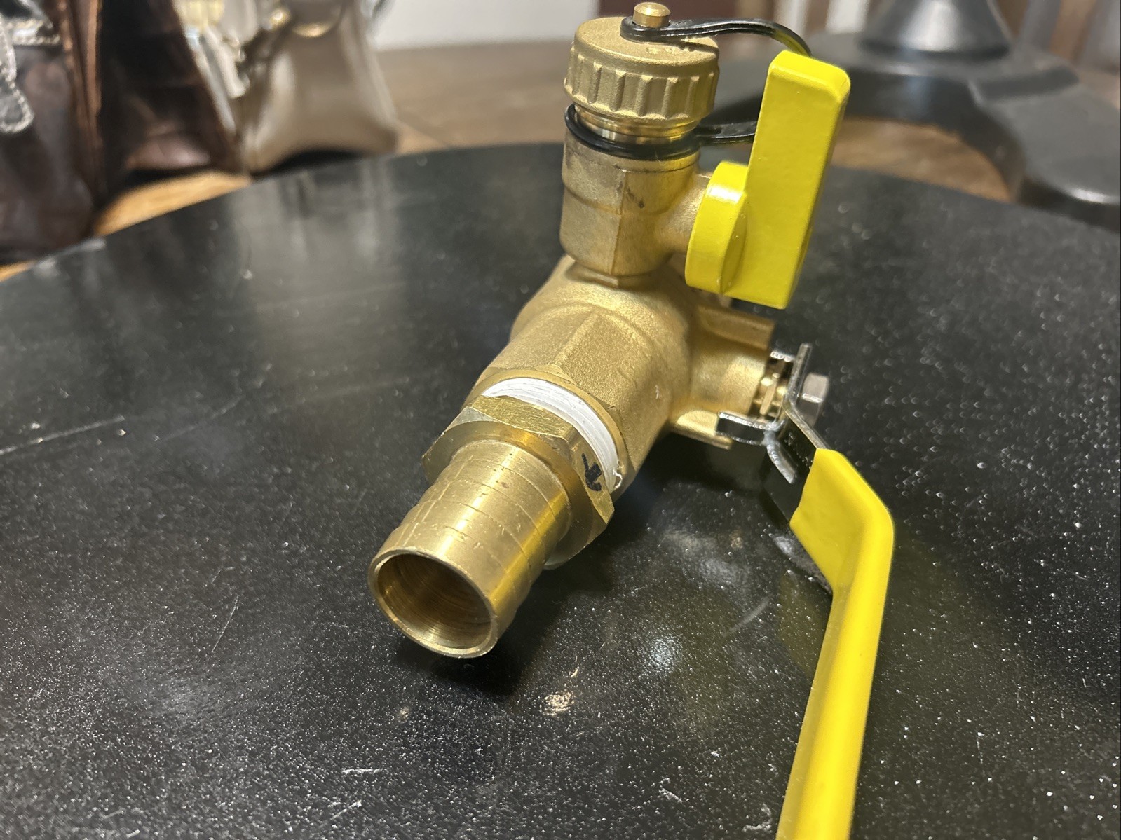 Webstone Brass Ball Valve with Drain and Hose Bibb One Inch