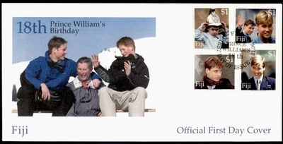DR WHO 2000 FIJI FDC PRINCE WILLIAM 18º combo $1 R55834 - Imagen 1 de 2