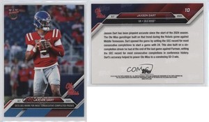 2024 Bowman U Now Blue /49 Jaxson Dart #10