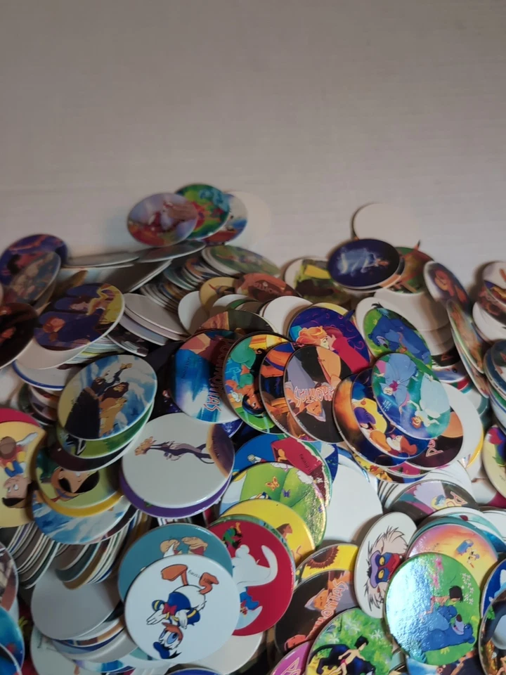 Pogs Pog Lote Walt Disney Mix Lote De 1000 Foto 4 de 4