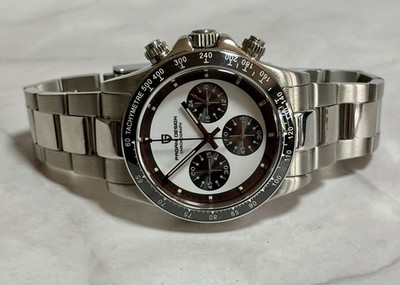 Pagani Design PD-1676 Mens Watch 39mm White/Black Panda Dial Chronograph - 7.5''