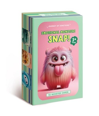 Emotional Monsters Snap Card Game - Learn Emotions Through Play - For Kids by Jo