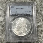 1885 $1 PCGS MS63 Morgan Dollar -FREE SHIPPING-