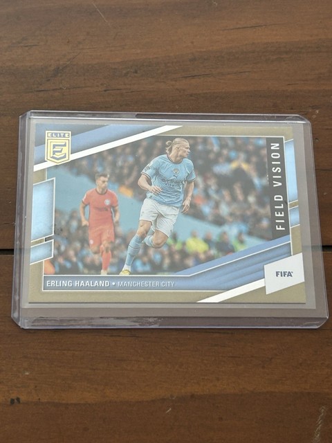 2022-23 Panini Donruss Elite FIFA Field Vision Erling Haaland #6 Gold /10