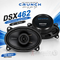 "Crunch DSX 462 10 X 15 Cm. 2-WEGE Koax 4X6\" DSX462 Leistung 70/140 Watt 1 Paar"